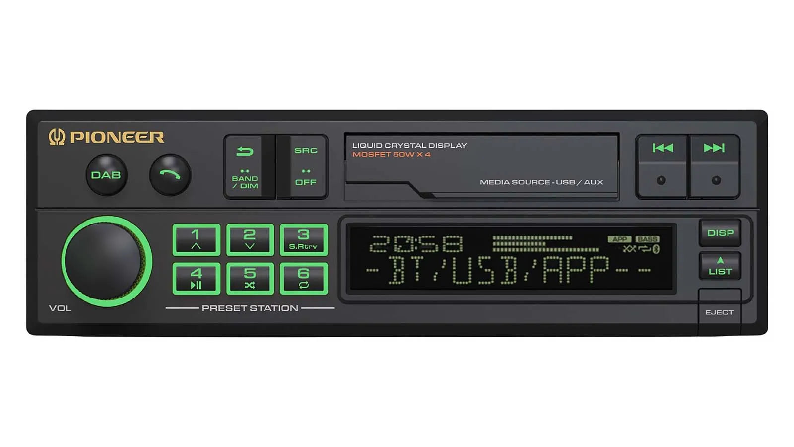 Pioneer SXT-C10PS Retro Radio Digital Media Receiver