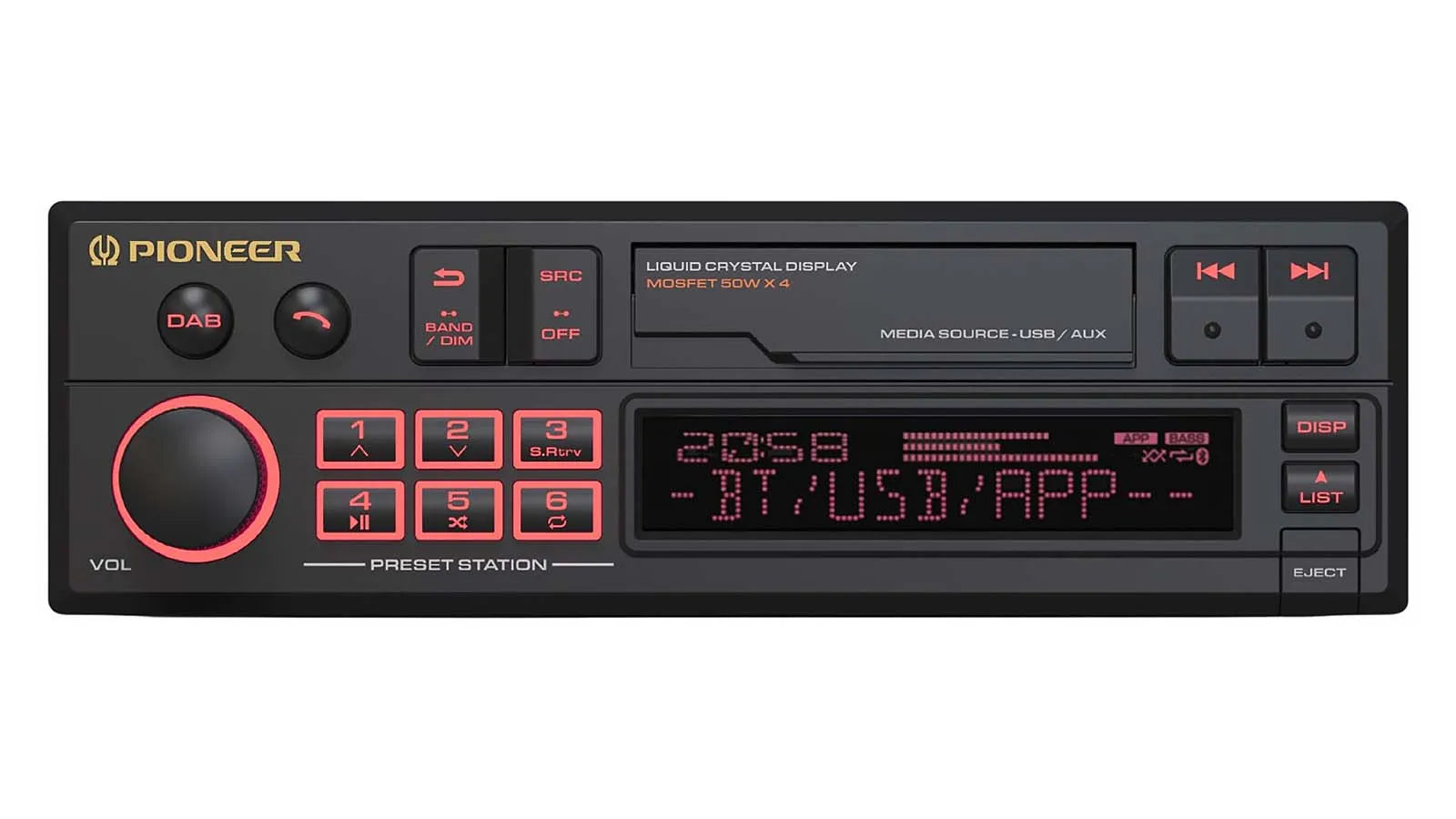 Pioneer SXT-C10PS Retro Radio Digital Media Receiver