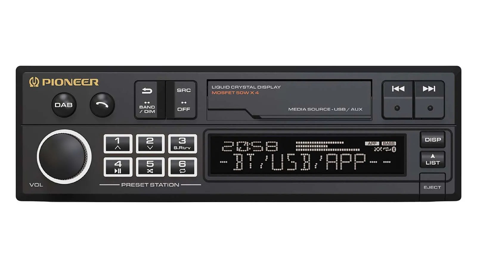 Pioneer SXT-C10PS Retro Radio Digital Media Receiver
