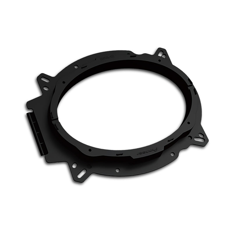 Pioneer 6x9-inch 4-way coaxial speaker grilles featuring the Pioneer logo.