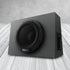 Pioneer TS-WX1210A 12" 1300W Sealed Enclosure Active Subwoofer With Built-In Amplifier side angle view with wood background 
