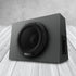 Pioneer TS-WX1210A 12" 1300W Sealed Enclosure Active Subwoofer With Built-In Amplifier side angle view with wood background 
