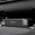 Pioneer TS-WX140DA 8" Space-Saving Amplified Compact Active Subwoofer showing below the car seat 