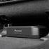 Pioneer TS-WX140DA 8" Space-Saving Amplified Compact Active Subwoofer showing below the car seat 