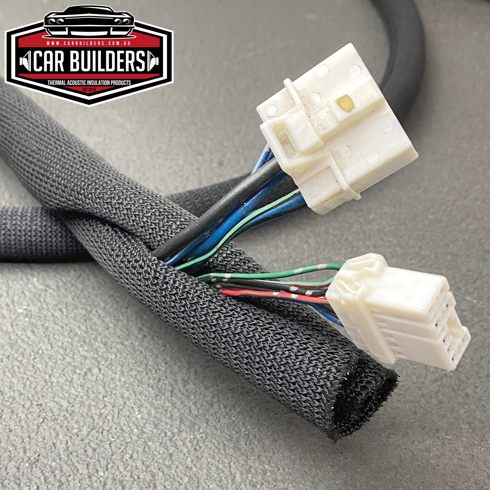 Pro Loom Heavy wrapped over a harness with plugs