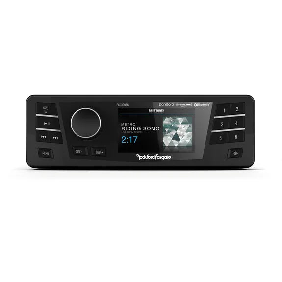 Rockford Fosgate HD9813RGU-STAGE2 Source Unit, 4-Speaker and Amplifier Stage 2 Kit for 1998-2013 Harley-Davidson Road Glide Ultra