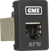 Angled view of the switch panel showing the RJ45 socket at the front and the metal shielded body behind
