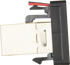 Side view of the switch showing the metal shielded RJ45 body, clip lugs and red and black wires