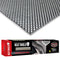 Car Builders Peel and Stick Heat Shield sheet with dimpled aluminium face, shown with retail box