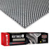 Car Builders Peel and Stick Heat Shield sheet with dimpled aluminium face, shown with retail box