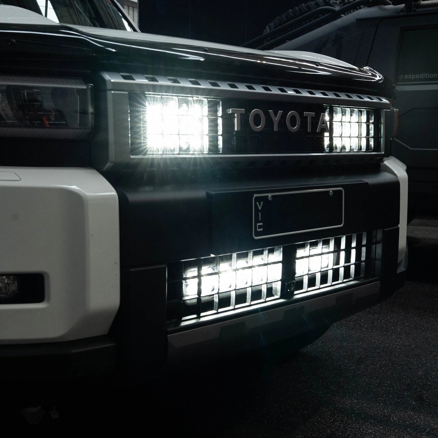 STEDI TOY-250-BND-QEL Quad EVO & EVO Light Bar Inner Grille Bundle to Suit Toyota 250 Prado Mid-2024+