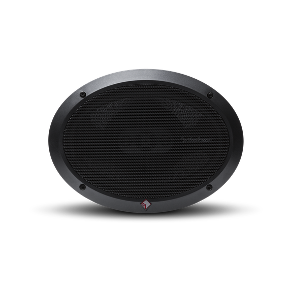 Rockford Fosgate Punch series P1694 6x9 inch 4‑way car speakers – single with black grilles for premium sound