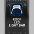 STEDI ROKSWCH-ROOF Carling Type Rocker Switch for 4x4 Roof LED Light Bar Back Lit Blue