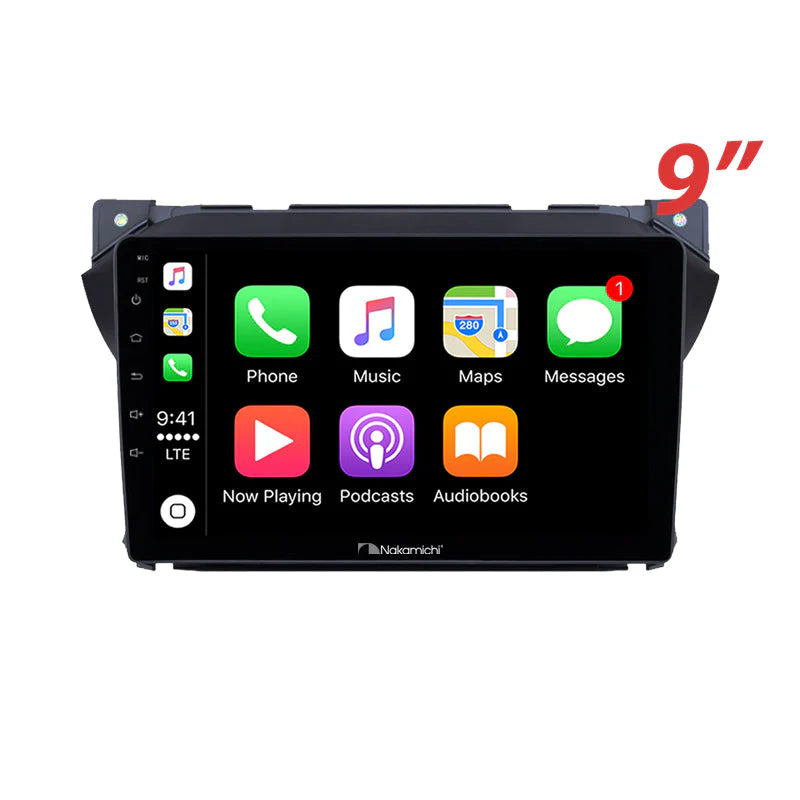 Nakamichi NA9SUZUKIALTO20092014 9" Android Wireless CarPlay Head Unit Suzuki Alto 2009-2014