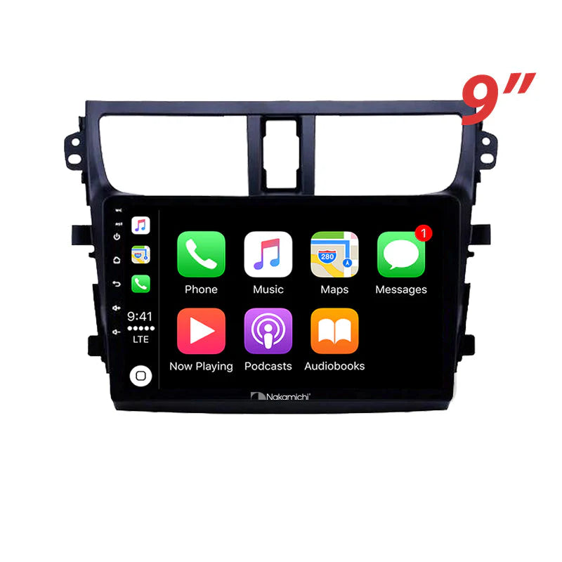 Nakamichi NA9SUZUKICELERIO2014ON - 9" Android Wireless CarPlay & GPS Navigation System