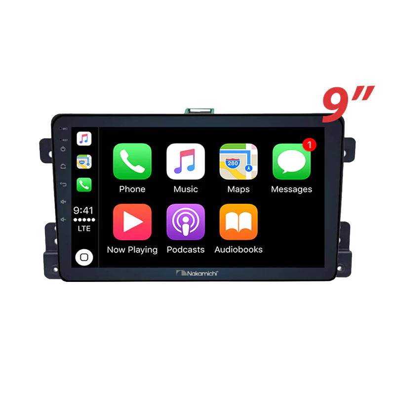 Nakamichi NA9SUZUKIGRANDVITARA20052013 - 9" Android Wireless CarPlay & GPS Navigation System