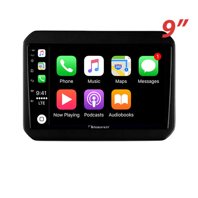 Nakamichi NA9SUZUKIIGNIS2017ON - 9" Android Wireless CarPlay & GPS Navigation System