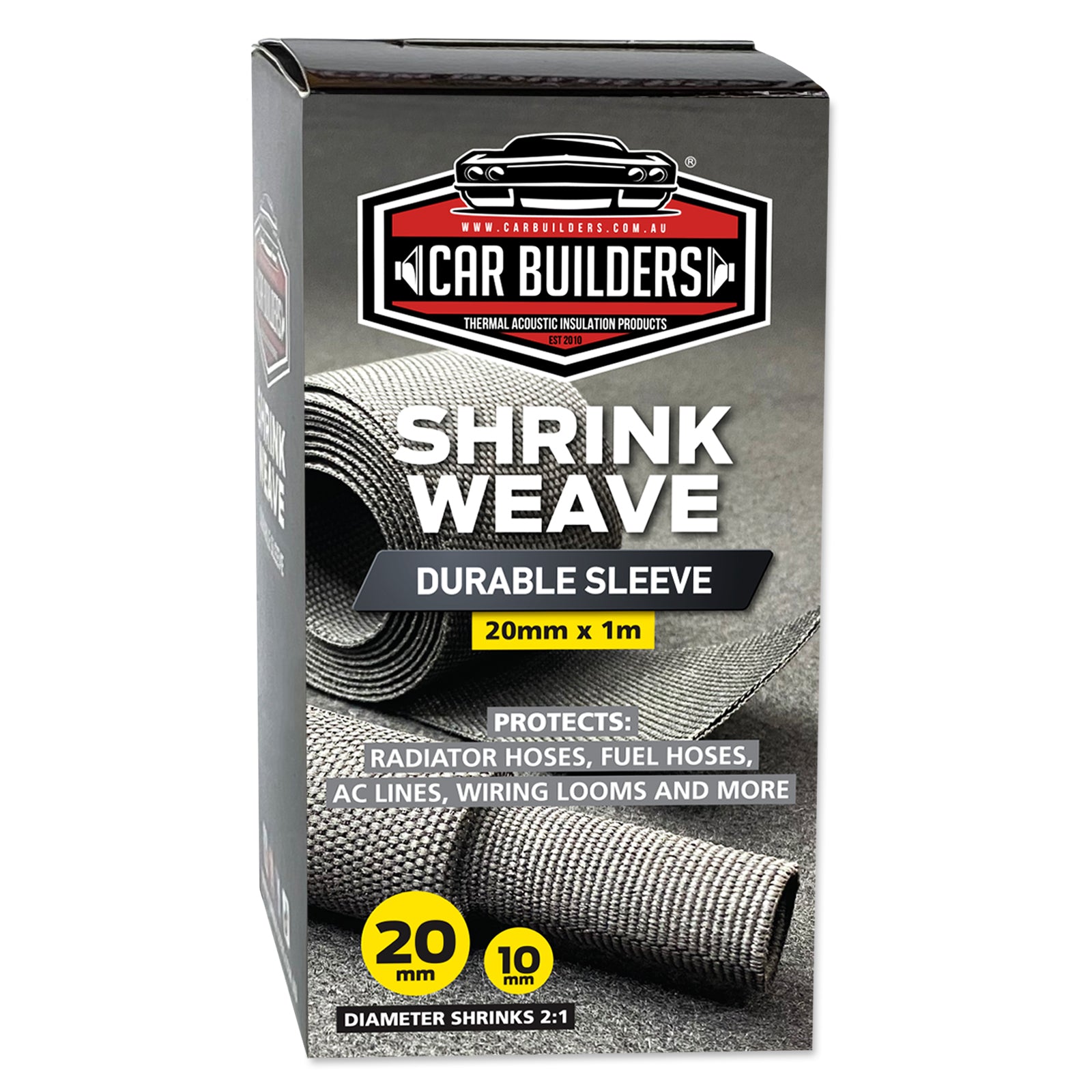 Car Builders Shrink Weave retail box, 20mm x 1m