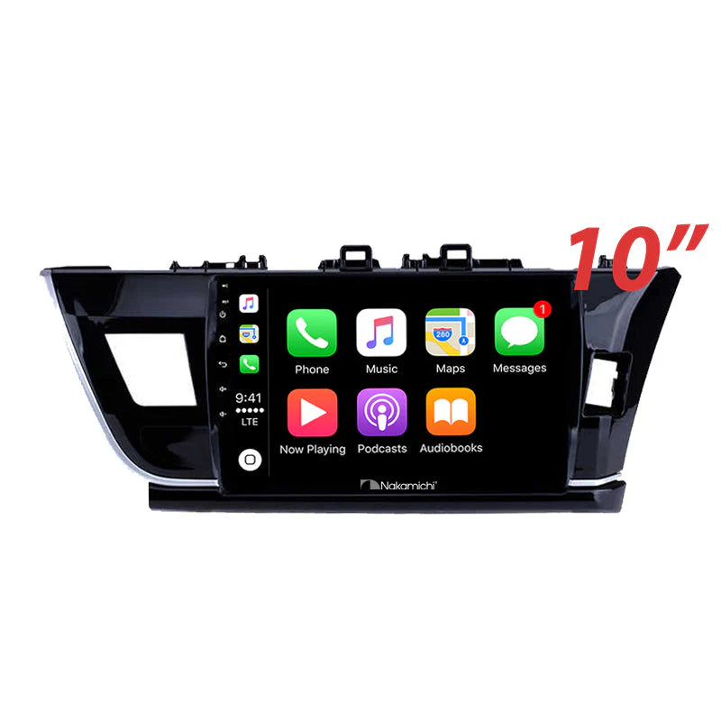 Nakamichi NAXTOYOTACOROLLA20132016SEDAN 10" Wireless CarPlay Android Auto Toyota Corolla 2013-2016 Sedan Head Unit
