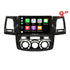 Nakamichi 9" Wireless CarPlay Android Auto Toyota Hilux 2005-2014 Manual A/C Head Unit