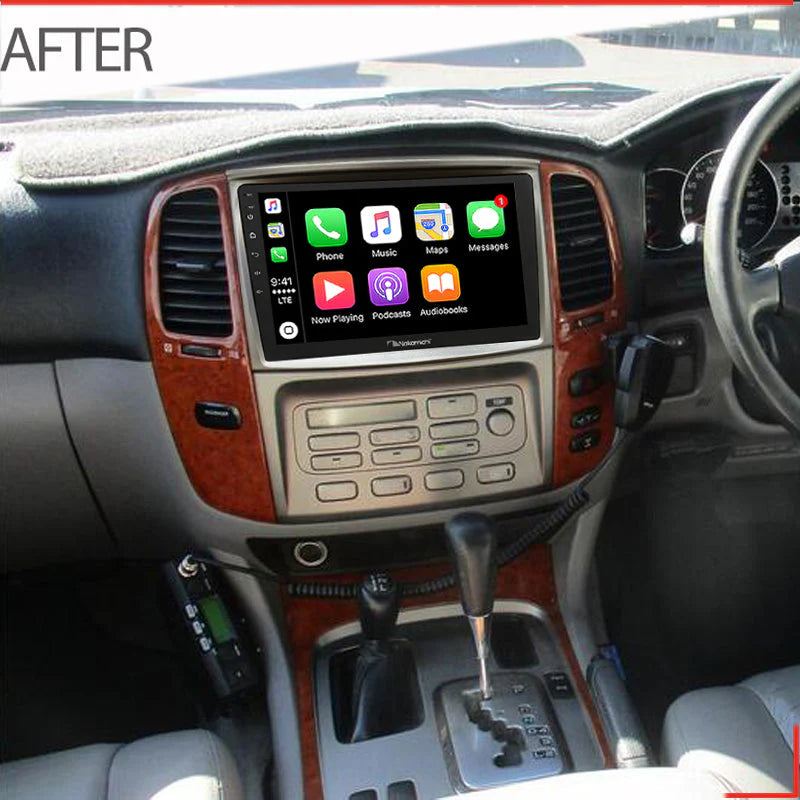 Nakamichi 10" Wireless CarPlay Android Auto Toyota Landcruiser Sahara 1999-2006 Head Unit