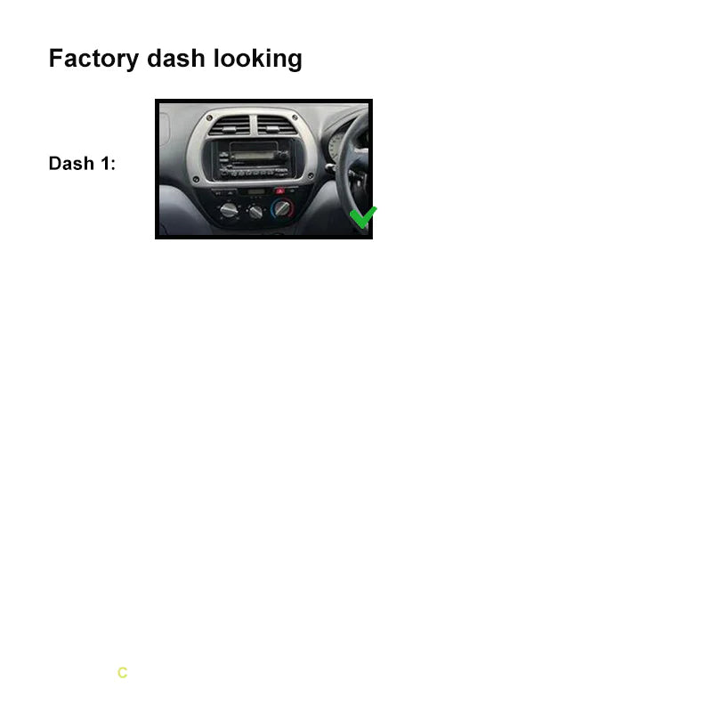 Nakamichi 9" Wireless CarPlay Android Auto Toyota RAV4 2001-2005 Dash 1 Head Unit