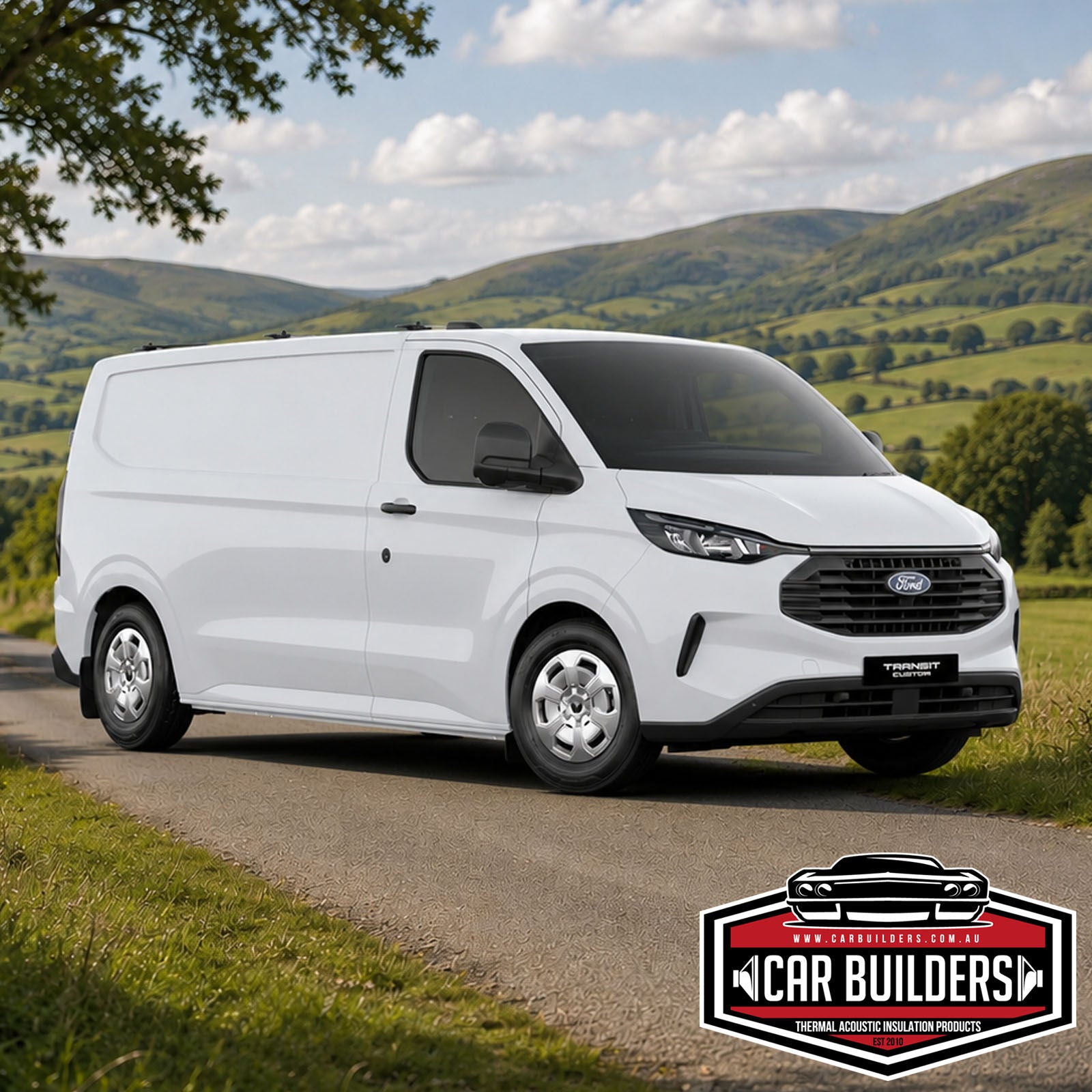 2024 Ford Transit Custom, the van this Car Builders insulation pack is cut for