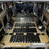 Troopy rear body floor, quarter panels and wheel arches treated with deadener