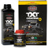 TXT 2K Black bottle, hardener and box in front of a black ute