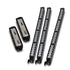 set of Ultra Vision LED light bars designed for the Ford Next-Gen Ranger, showing various sizes and designs of the light bars mounted vertically.