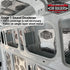 Small van panels part covered in Stage 1 Sound Deadener, focused on single skin metal