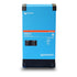 Victron Energy MultiPlus-II inverter with blue casing and front digital display panel.