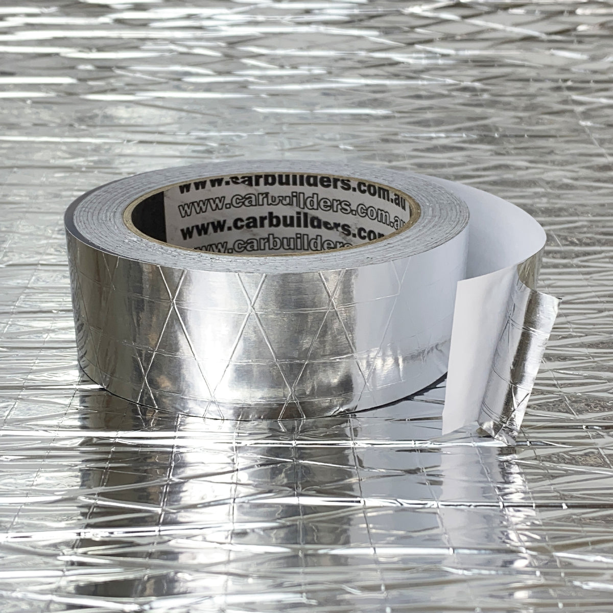 Van Liner Tape with the backing peeled back