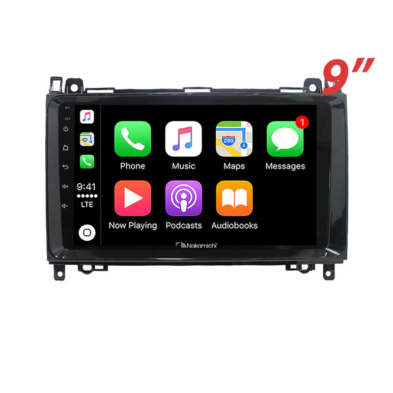 Nakamichi 9" Wireless CarPlay Android Auto VW Crafter 2007-2016 Head Unit
