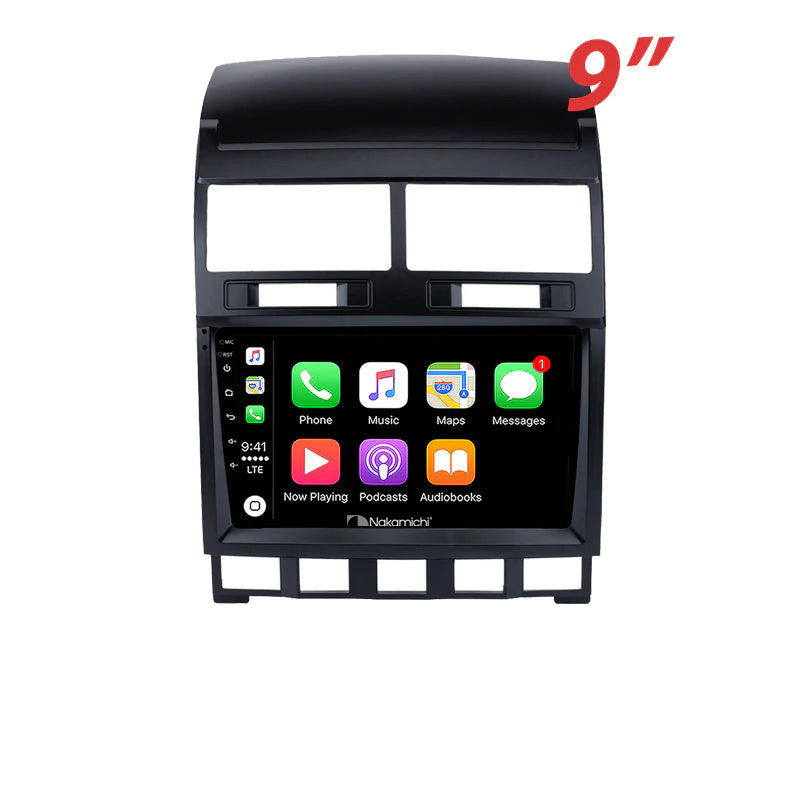Nakamichi NA9VWTOUAREG20042010 9-Inch Android 13 Wireless CarPlay Android Auto for Volkswagen Touareg 2004-2010