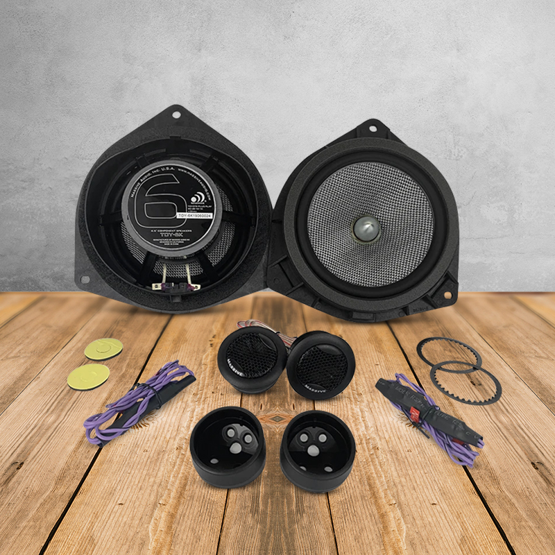 Massive Audio TOY6K 6.5 inch 160W Drop-In OEM Component Speakers Suit Toyota Various Models