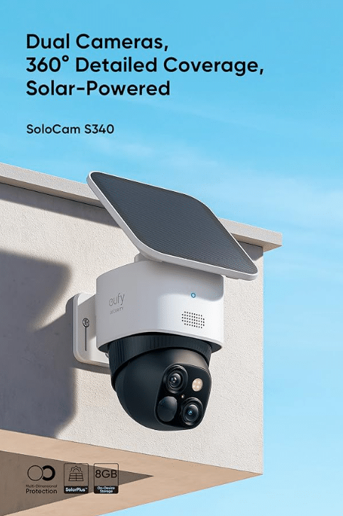 Eufy T8170CW1 Solar Security 360° Solocam S340
